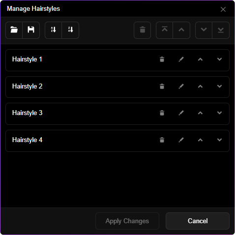 Managing Hairstyles