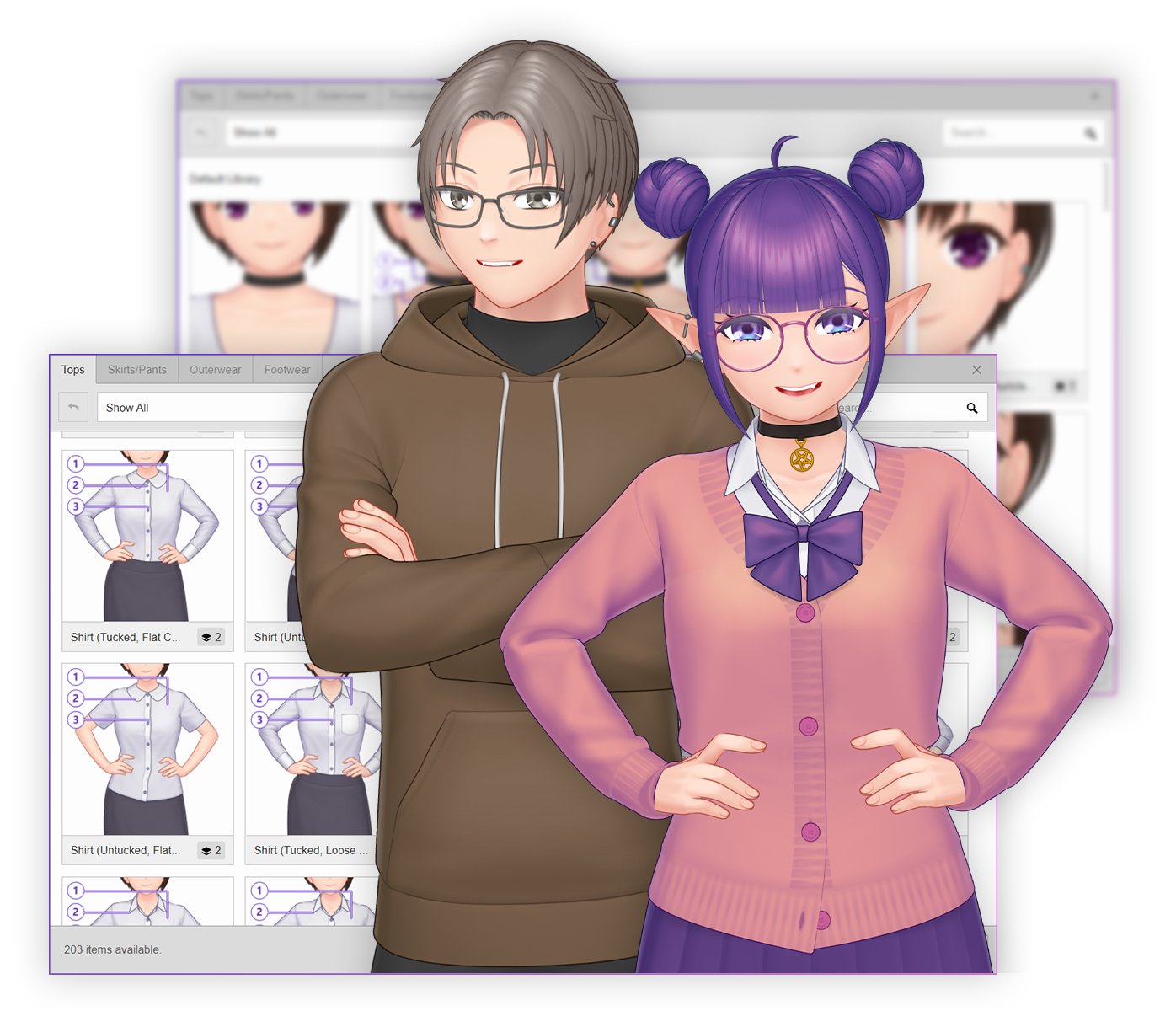 Mannequin: 2D Anime Character Avatar Generator For Illustrations, VTuber,  Animation, and Game Development Projects